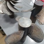 Propeller fins 3D printed directly onto commodity steel stock