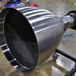 3D printed Duplex Stainless Steel nozzle after finishing