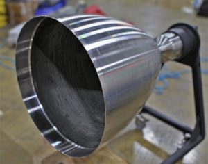 3D printed Duplex Stainless Steel nozzle after finishing