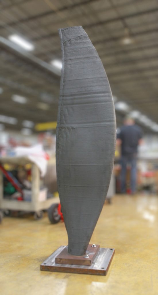 Large Turbine Blade 3D print