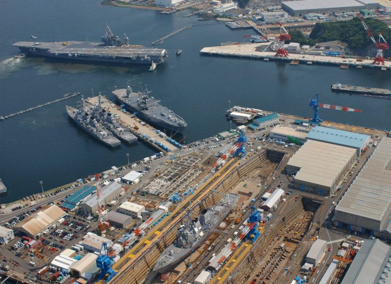 USS Kitty Hawk at Yokosuka